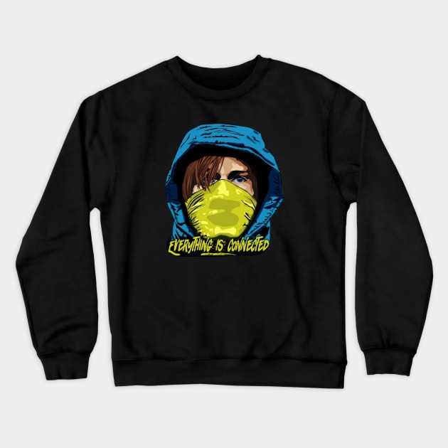 Jonas from Dark Crewneck Sweatshirt by Afire